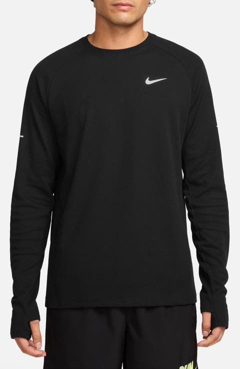 Stride Dri-FIT Long Sleeve Waffle Crewneck Running Shirt