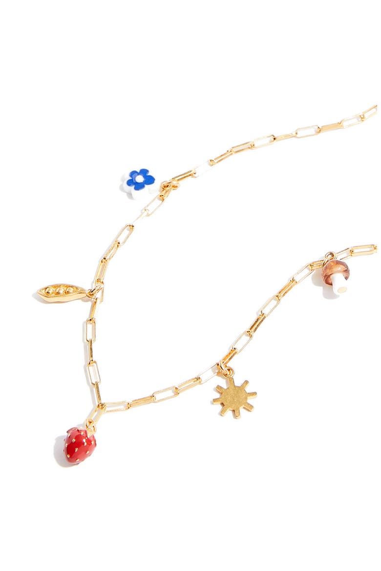 Farmer's Market Charm Necklace, Alternate, color, VINTAGE GOLD