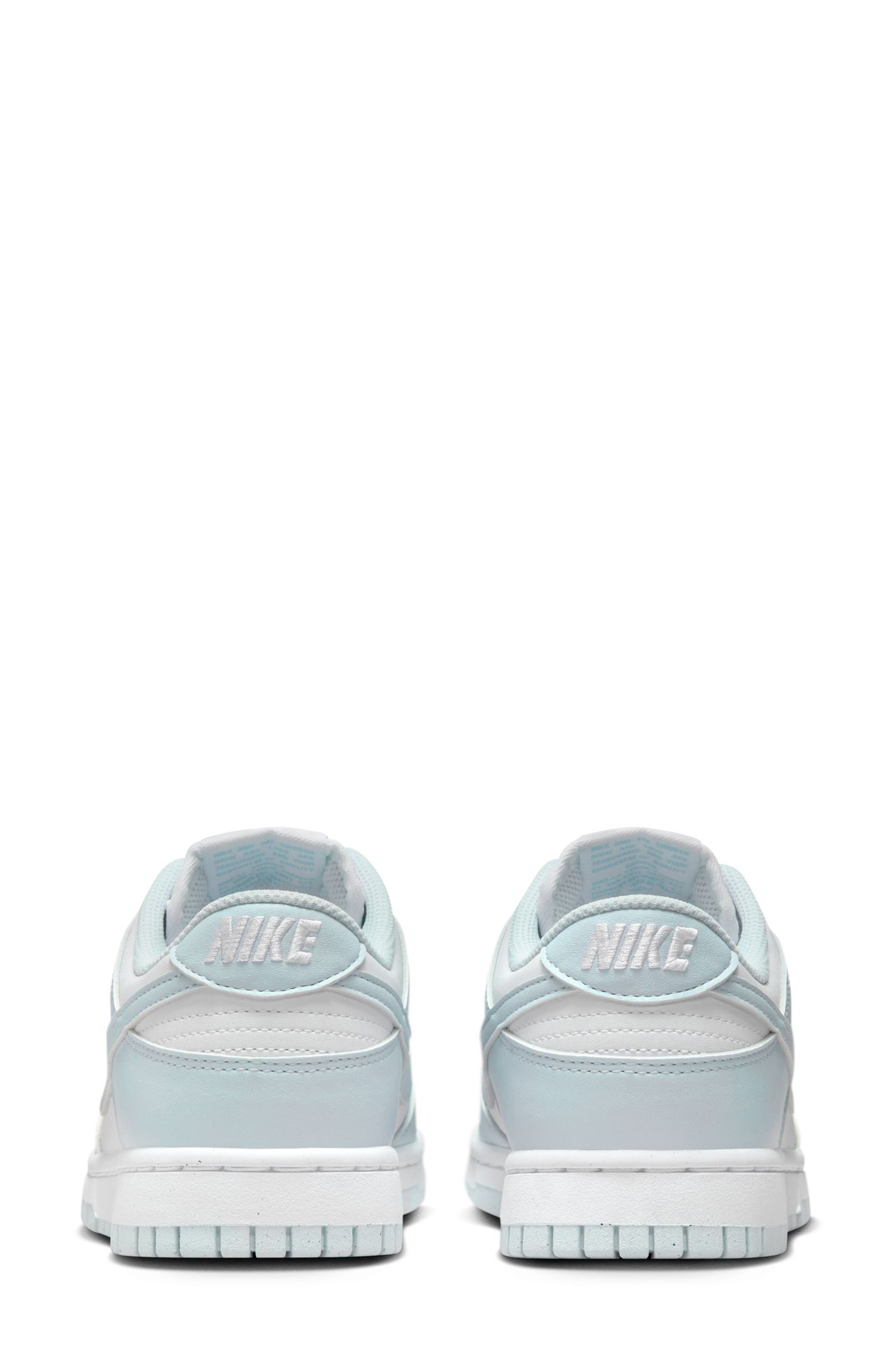 Dunk Low Next Nature Sneaker, Alternate, color, WHITE/ BLUE TINT