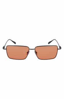 FERRAGAMO Gancini Evolution 57mm Rectangular Sunglasses