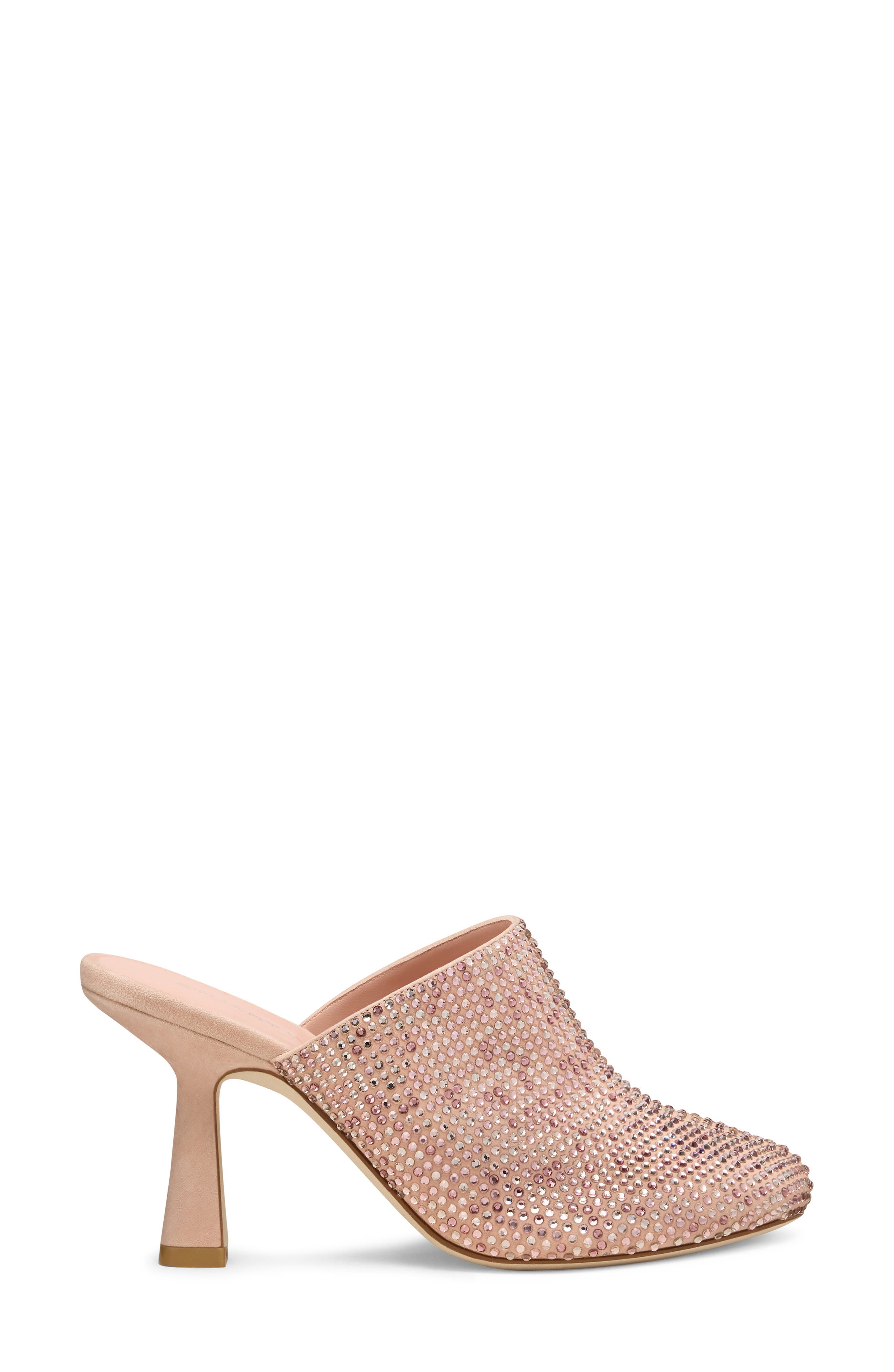 Stuart Weitzman Talia Shine Mule 85, Alternate, color, Blushful