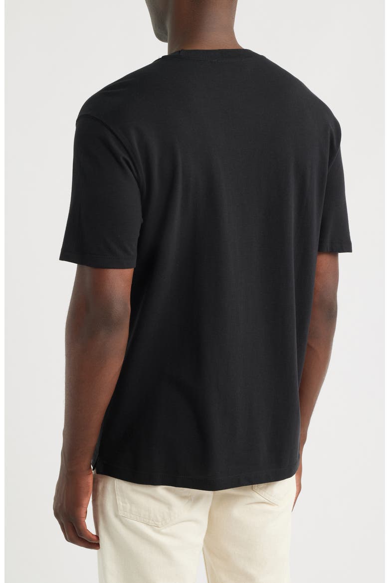 Cotton T-Shirt, Main, color, BLACK