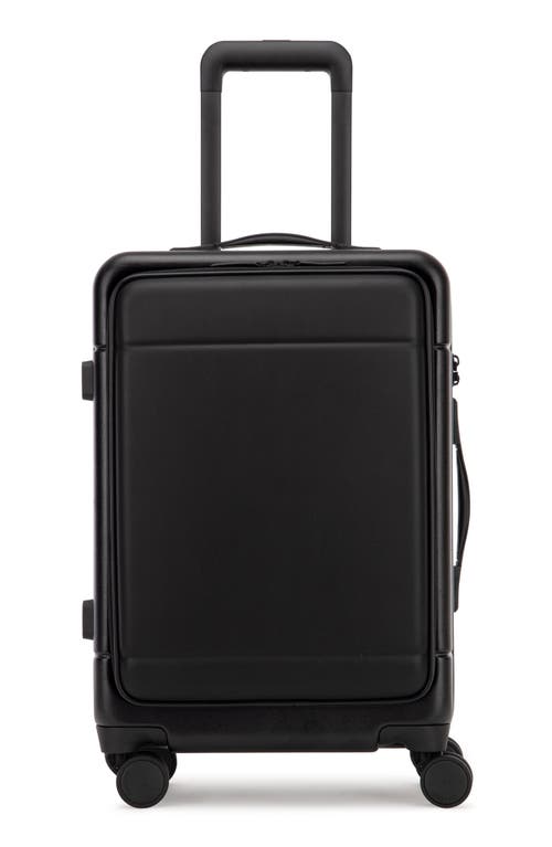 CALPAK Hue 22-Inch Front Pocket Carry-On Suitcase in Black 
