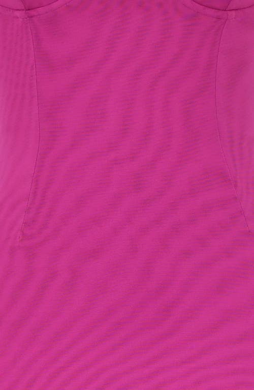 House Of Cb Aiza Underwire Cocktail Dress In Very Berry