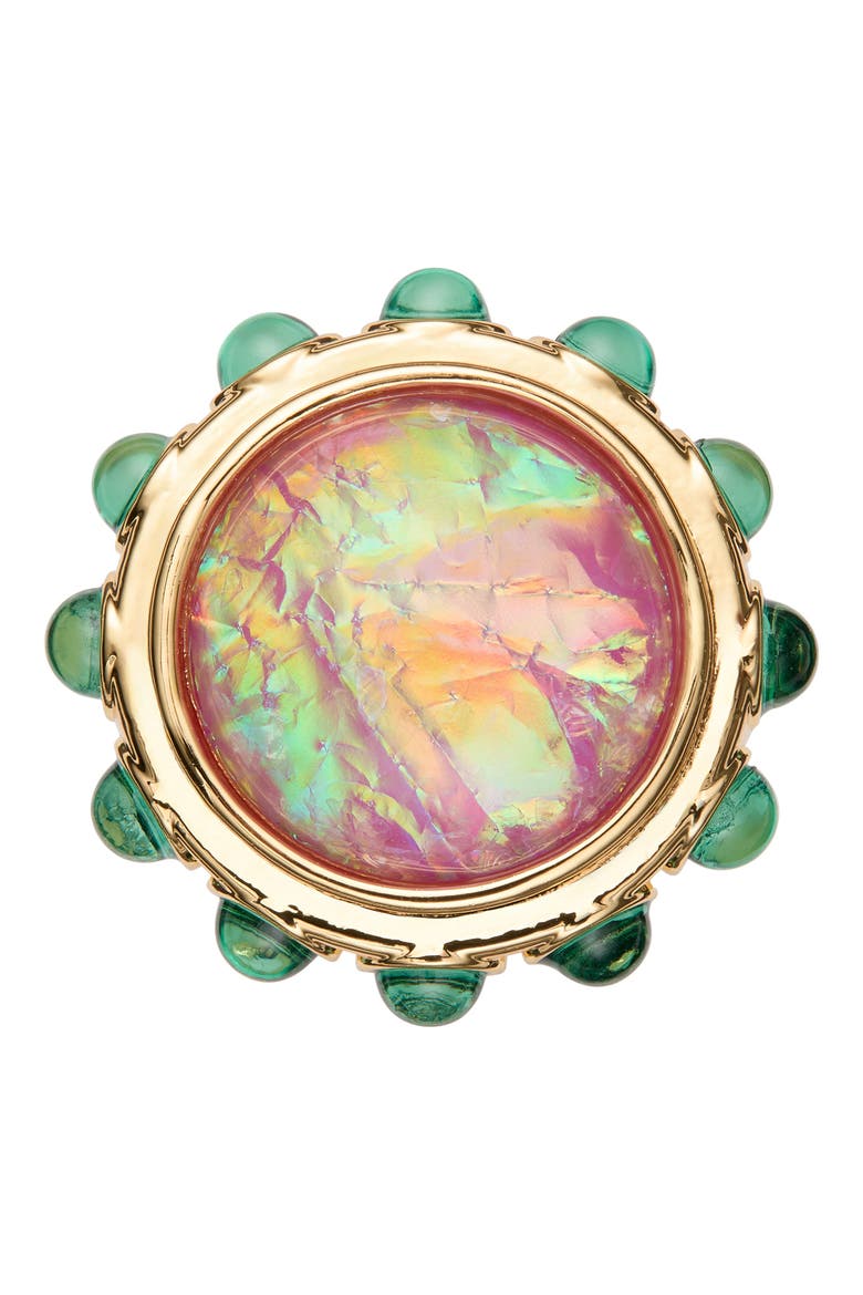 Round Cocktail Ring, Alternate, color, PINK