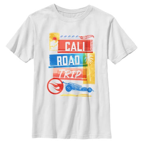 Boys Hot Wheels Cali Road Trip Racing T Shirt
