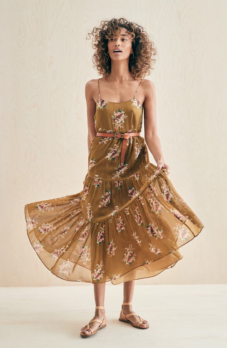 Madewell Leather Three-Piece Belt, Alternate, color,