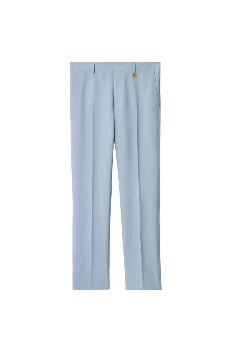 Burberry Wool Tailored Trousers, Alternate, color, Gale