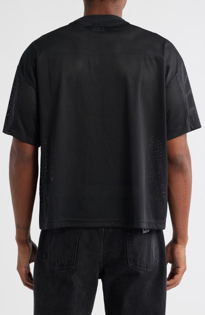 PacSun Moonlit Mesh Jersey Graphic Top, Alternate, color, Black