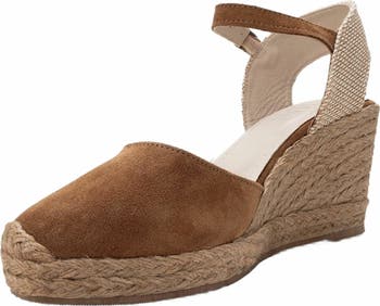 Sinta Suede Leather Platform Espadrille