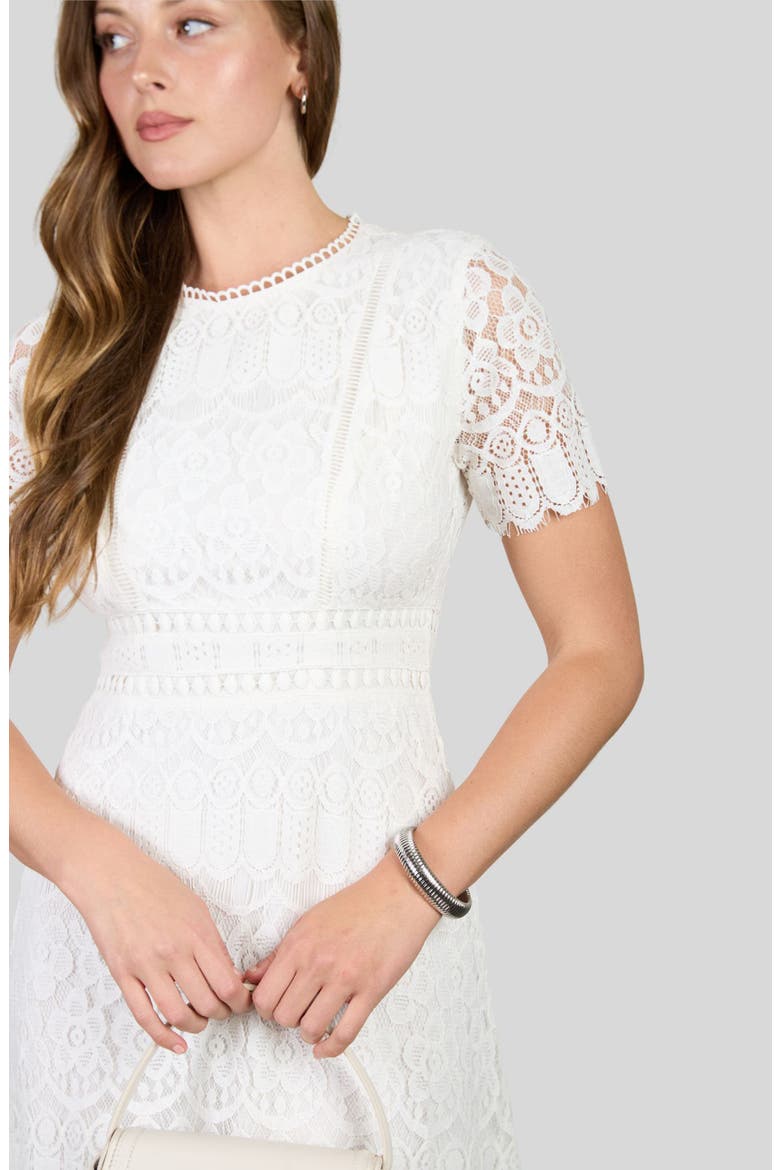 Lace Midi Drss, Alternate, color, WHITE