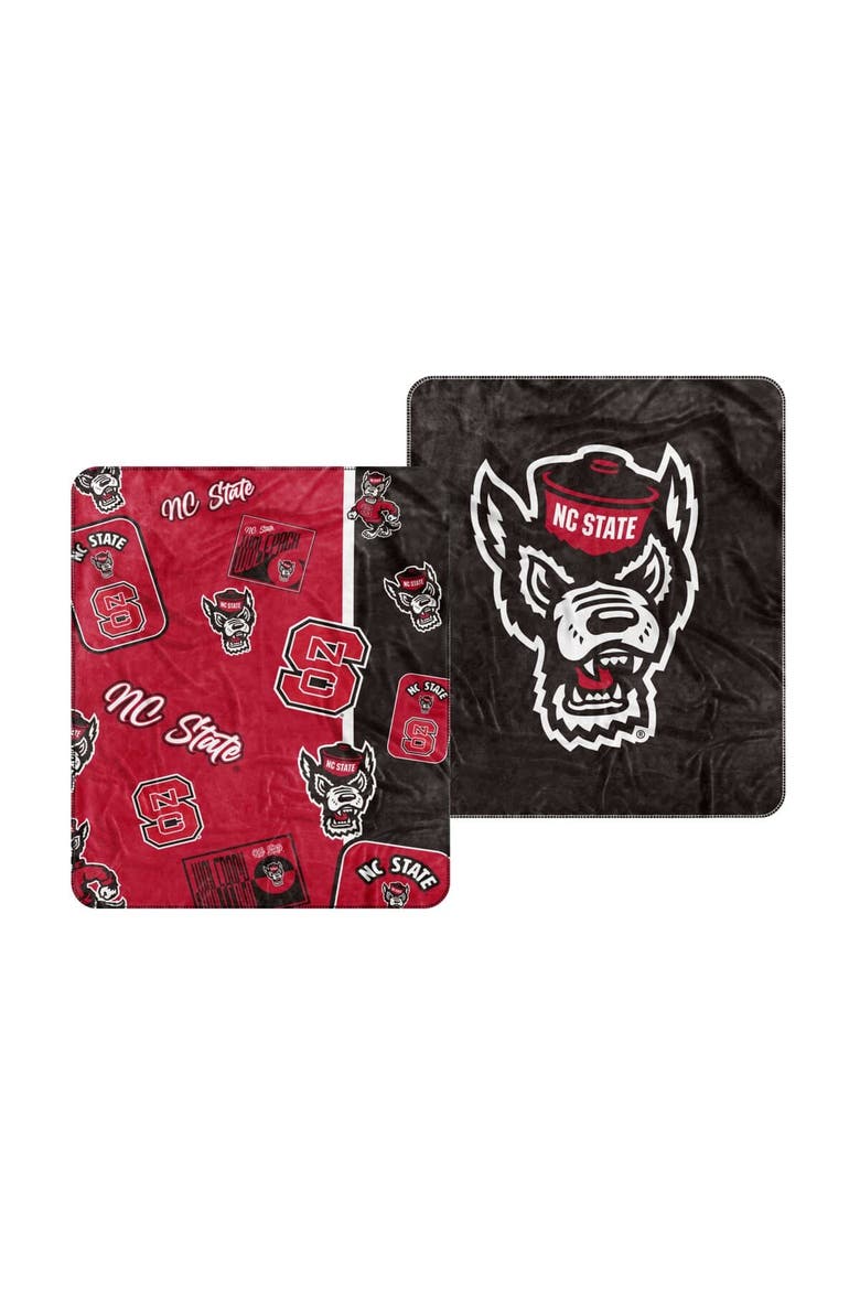NC State Wolfpack 50" x 60" Dream Weave Throw Blanket, Main, color, Red