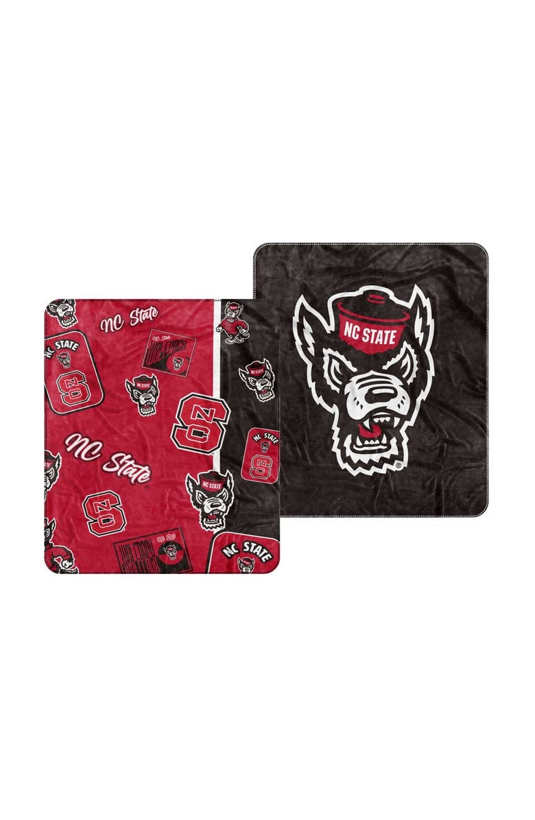 LOGO BRANDS NC State Wolfpack 50" x 60" Dream Weave Throw Blanket, Main, color, Red