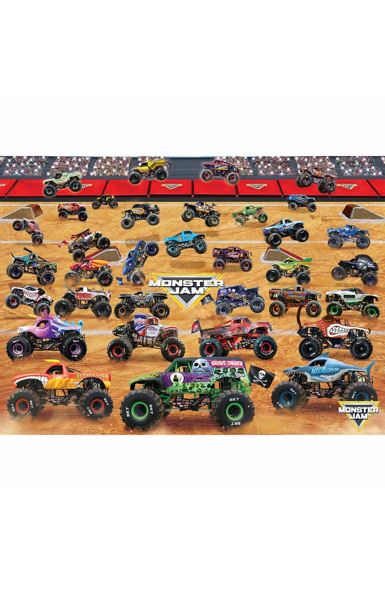 Eurographics Monster Jam Truck Lineup 1000Piece Puzzle, Adult, Alternate, color, Multicolored