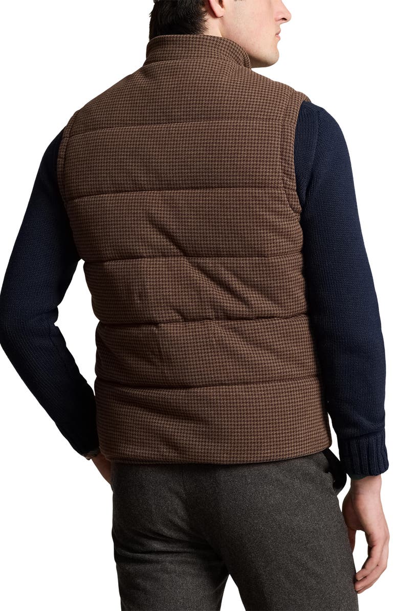 Polo Ralph Lauren Dogtooth Double Knit Quilted Vest, Alternate, color, 