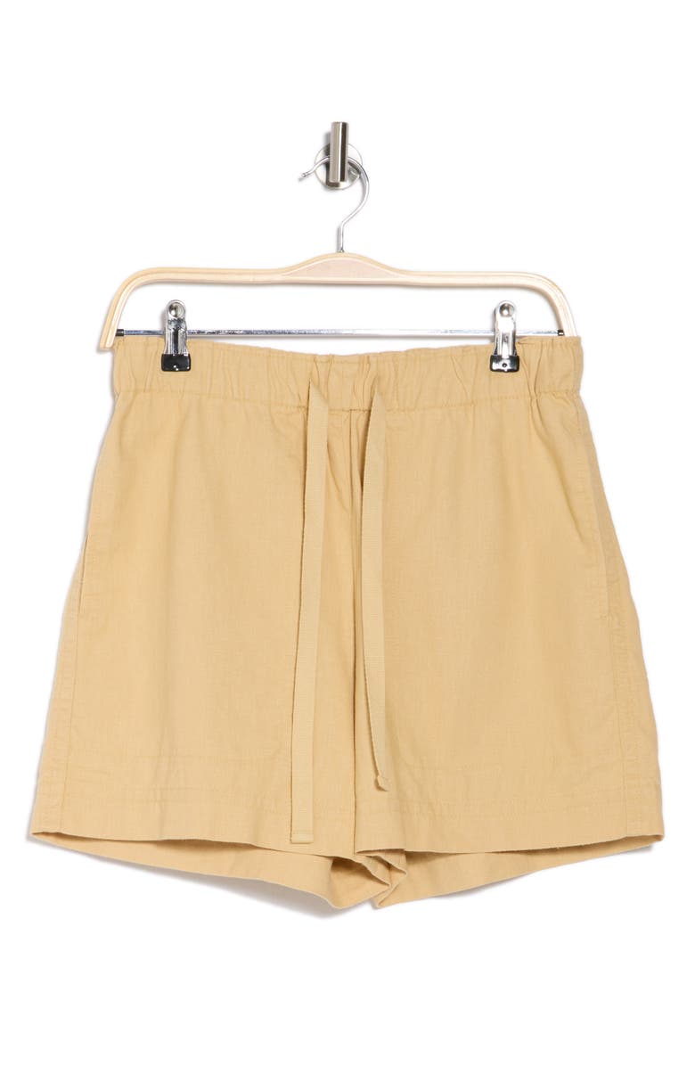 Vince Mid Rise Cotton Blend Shorts, Alternate, color,