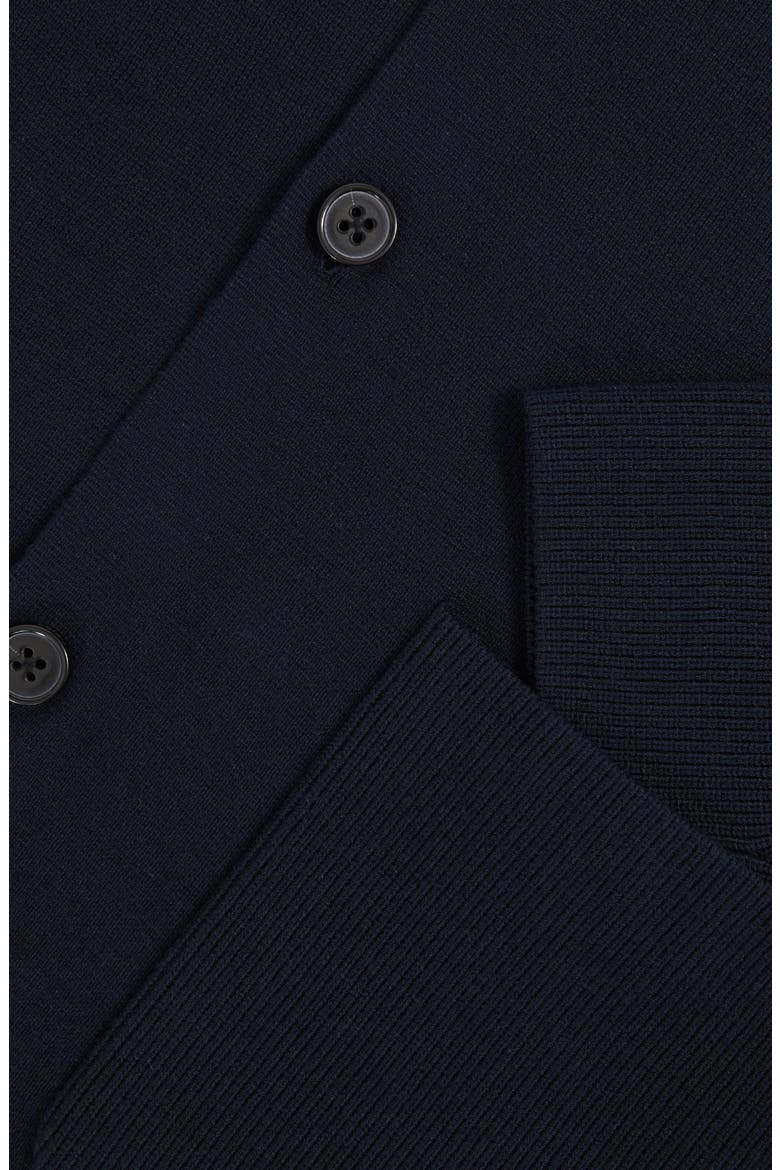 Fitzgerald Collared Cardigan, Alternate, color, NAVY BLUE
