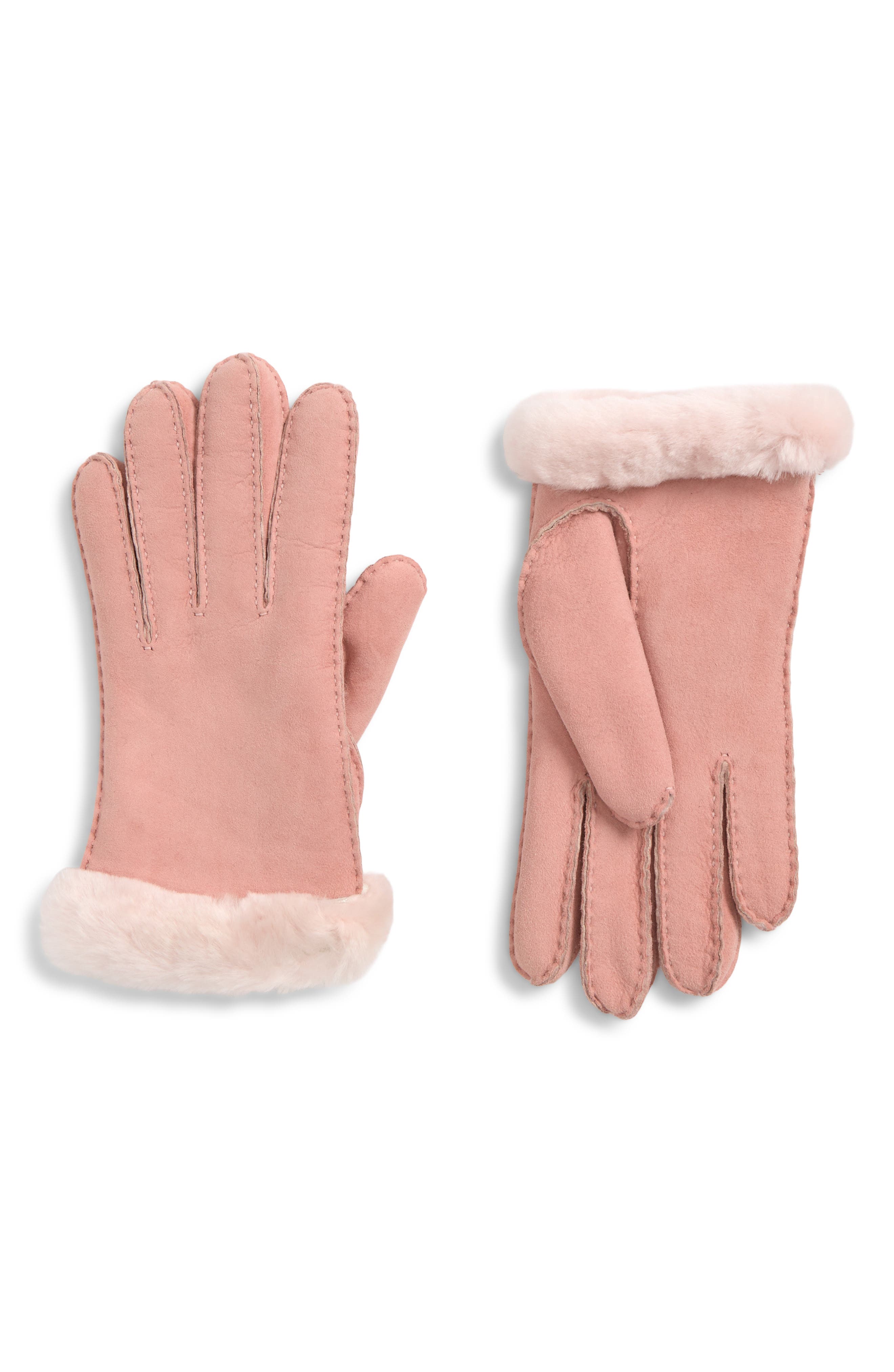 Genuine Dyed Shearling Slim Side Vent Gloves