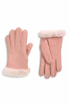 Genuine Dyed Shearling Slim Side Vent Gloves
