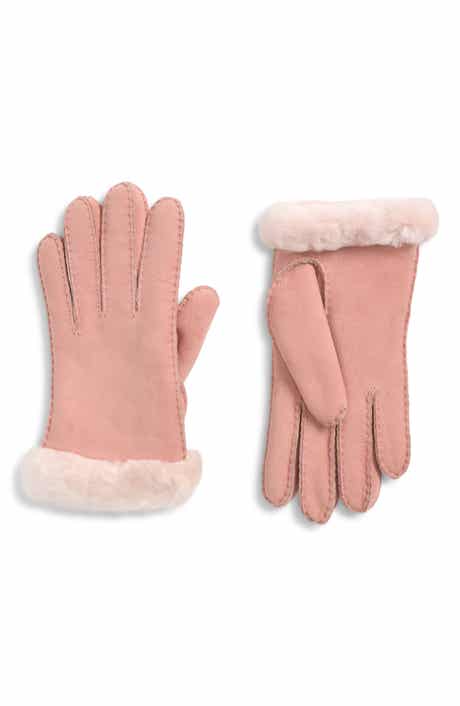 Genuine Dyed Shearling Slim Side Vent Gloves