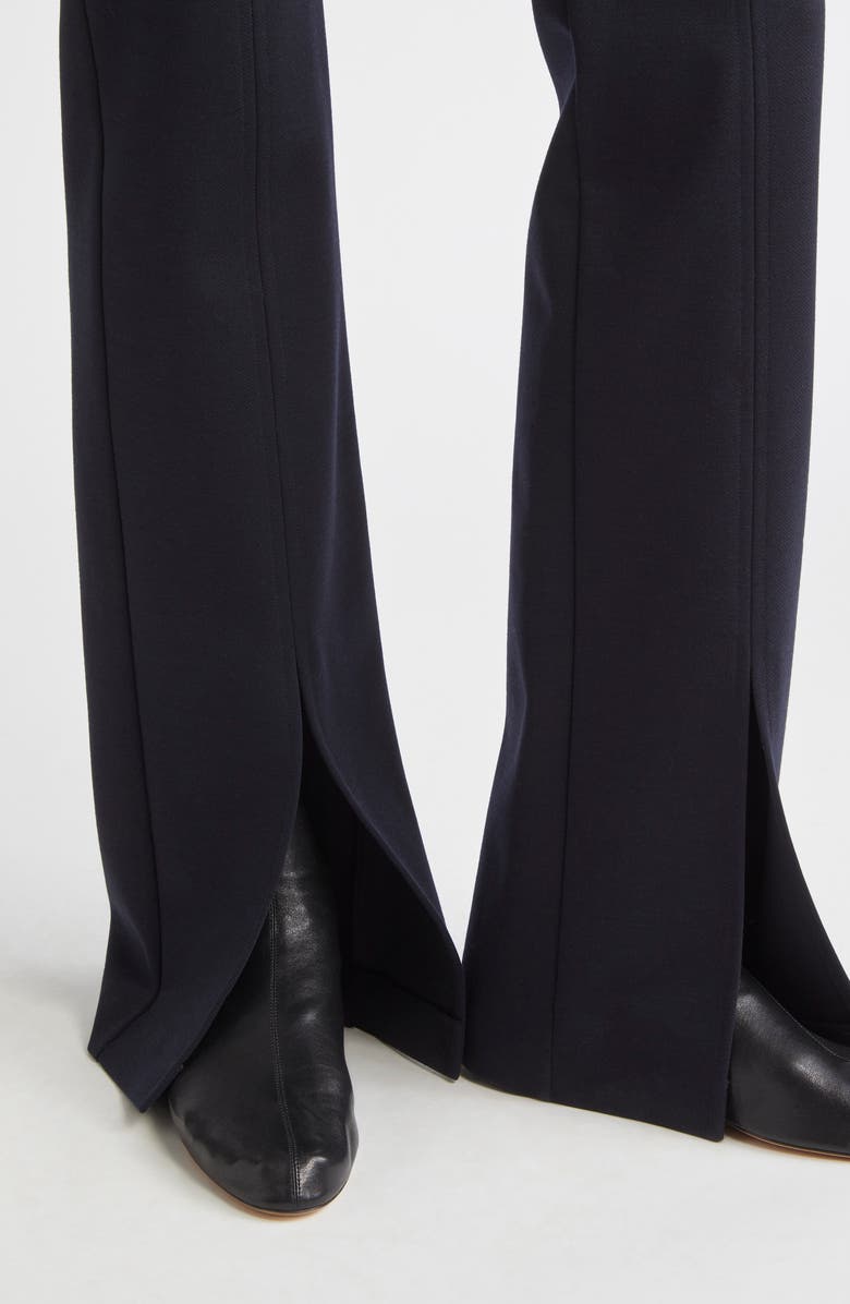 Max Mara Nebbia Stretch Virgin Wool & Cotton Jersey Pants, Alternate, color, Ultramarine