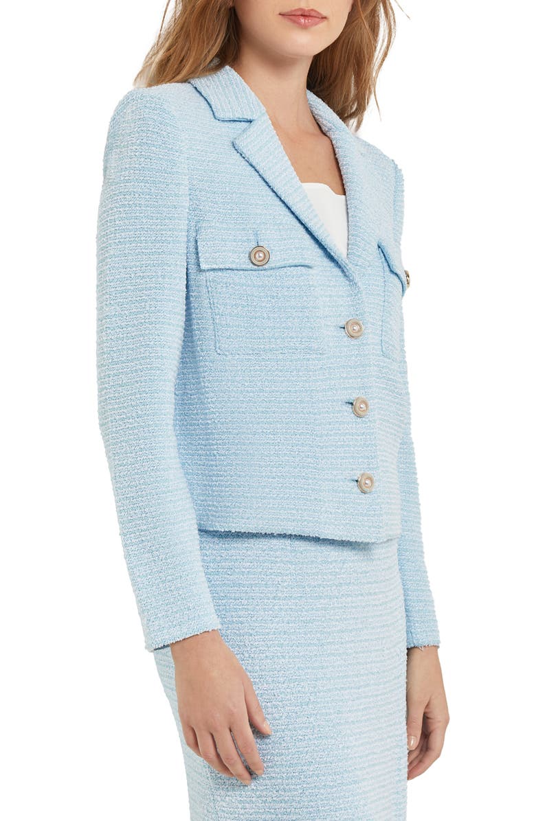 Misook Tweed Jacket, Alternate, color, 