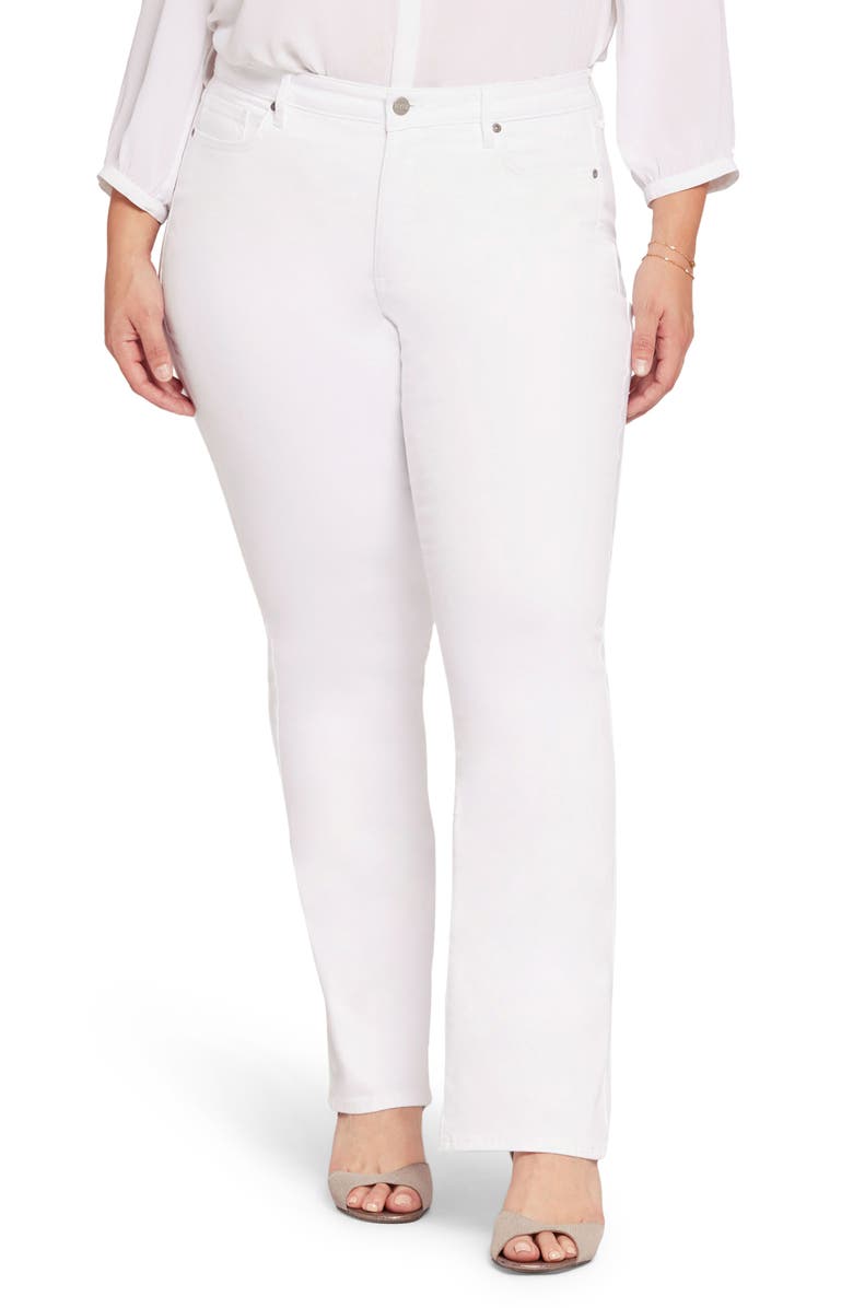 NYDJ Barbara Bootcut Jeans, Main, color, Optic White