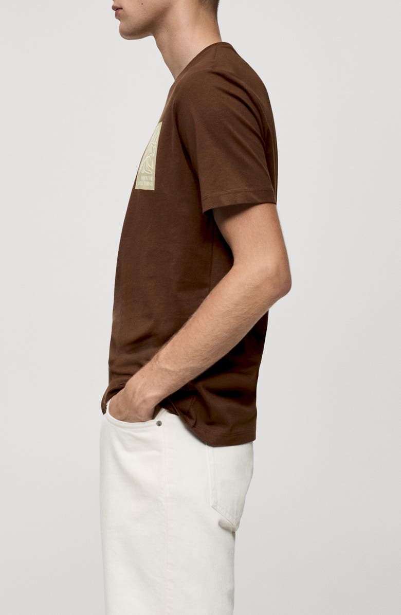 MANGO Cotton Graphic T-Shirt, Alternate, color,