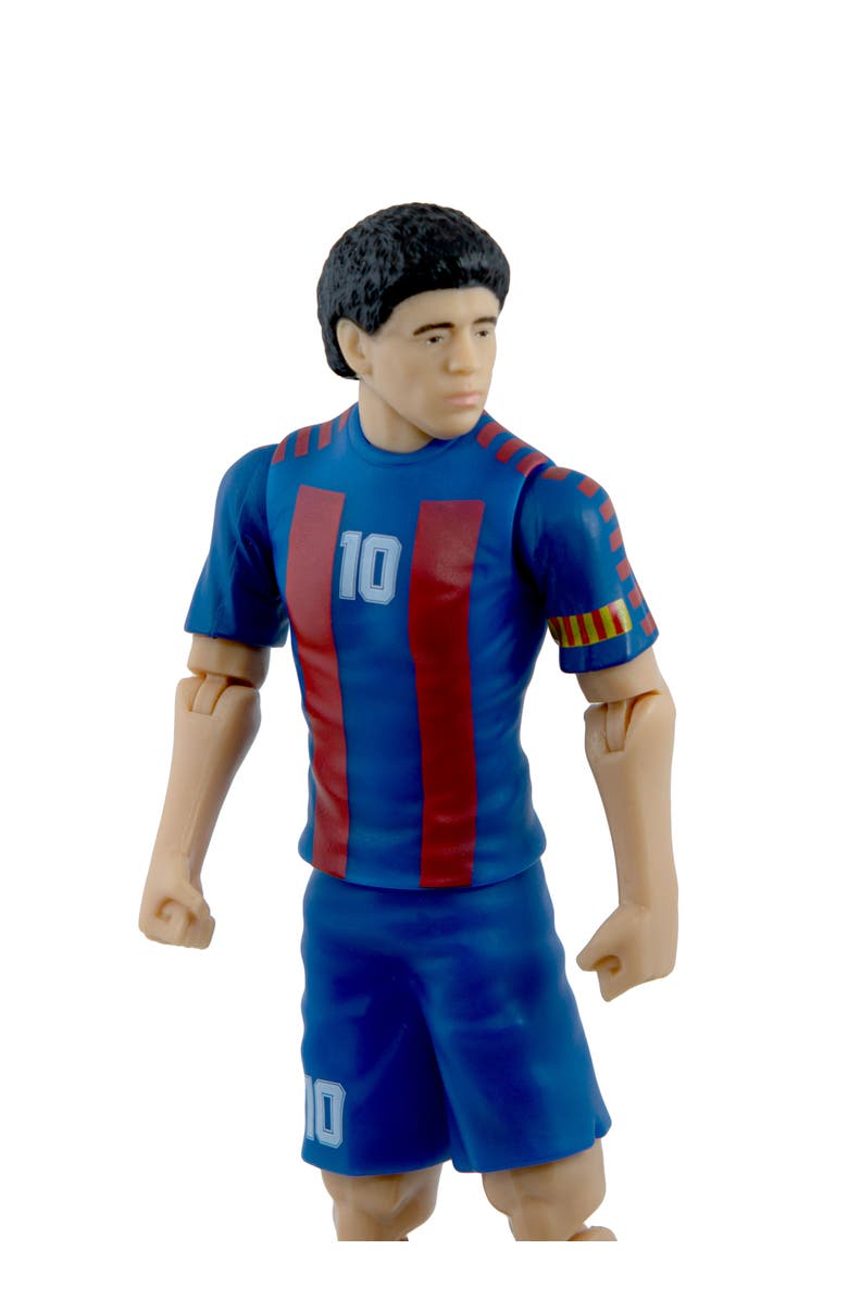 Banbo Toys Sockers FC Barcelona Diego Maradona 8" Soccer Action Figure, Alternate, color, Blue
