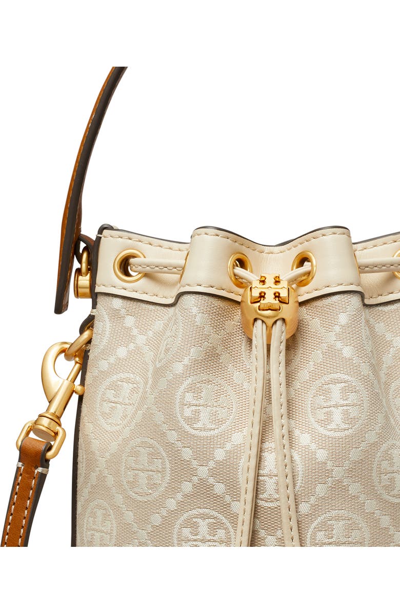 Tory Burch Mini T Monogram Bucket Bag, Alternate, color,