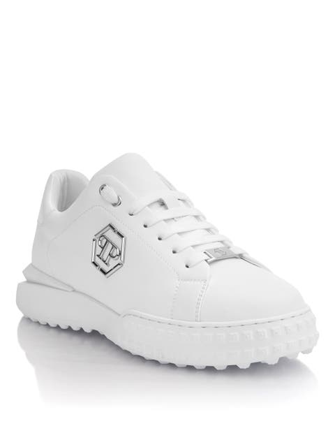 Nappa Leather Low-Top Sneakers Hexagon Unisex