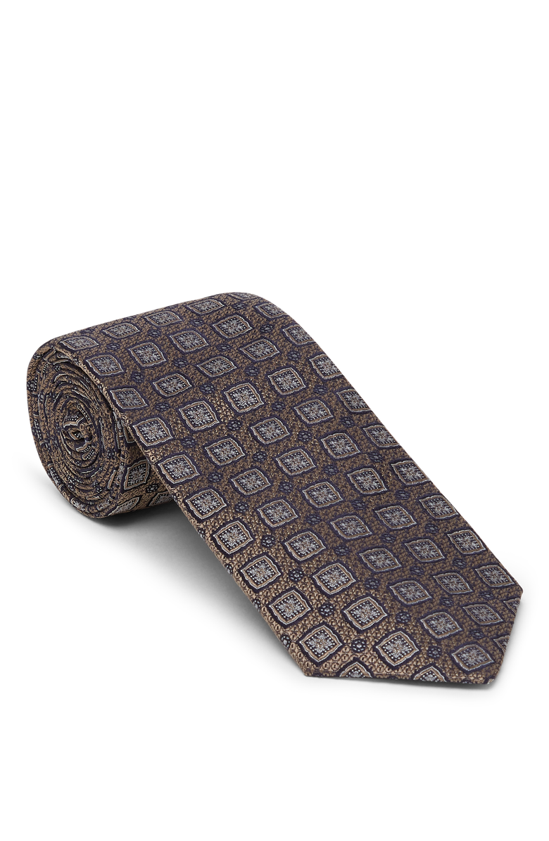 Brunello Cucinelli Silk tie with pattern, Main, color, 