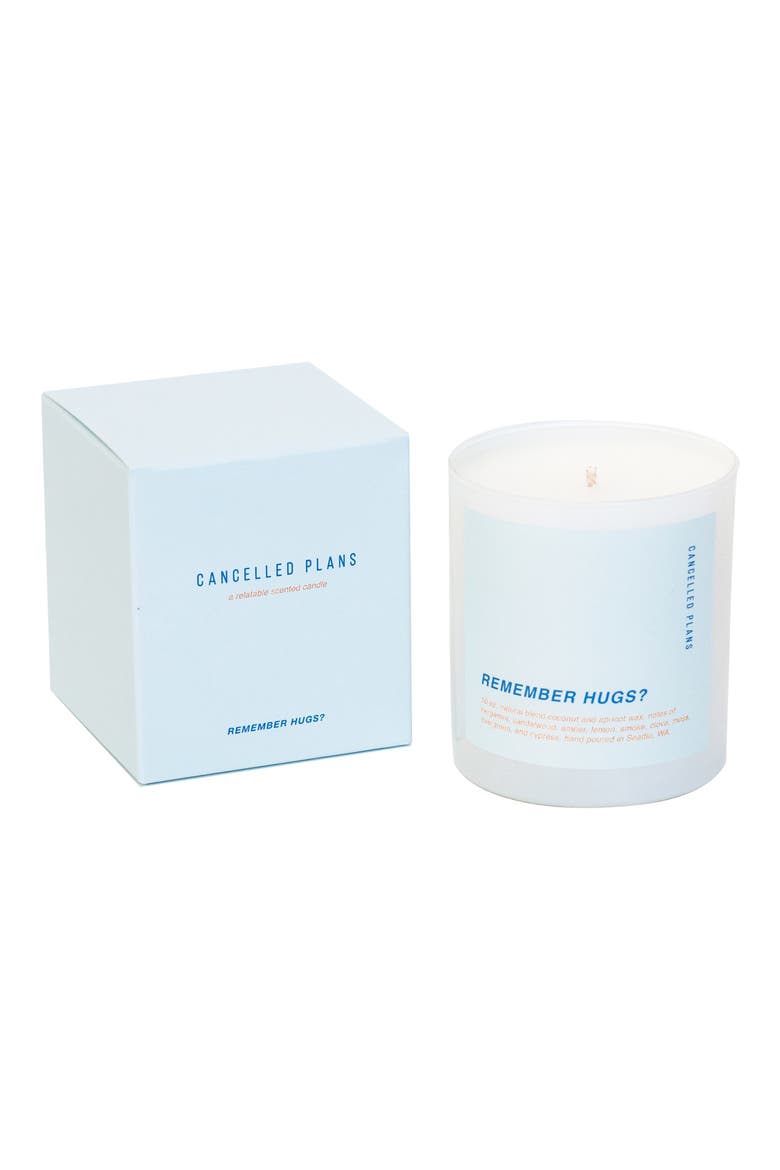Remember Hugs? Candle, Main, color, LIGHT BLUE