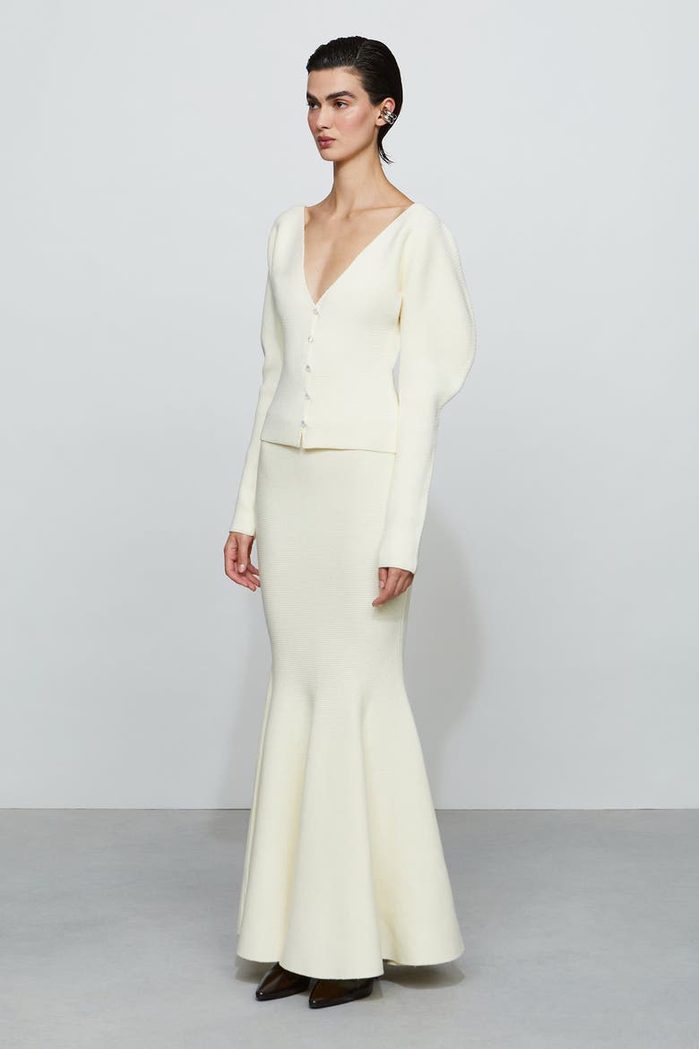 Chevelle Knit Cardigan, Alternate, color, Ivory