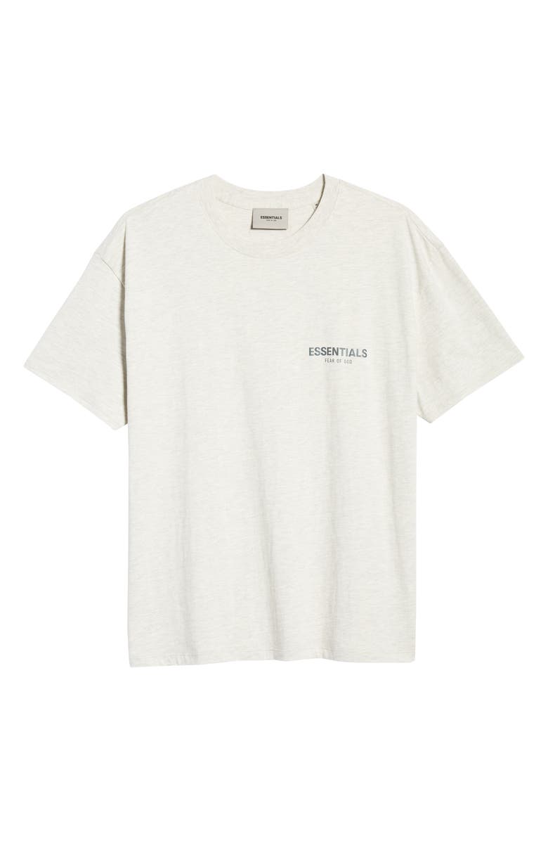 Fear of God Essentials Cotton Jersey Long Sleeve Polo, Main, color, 