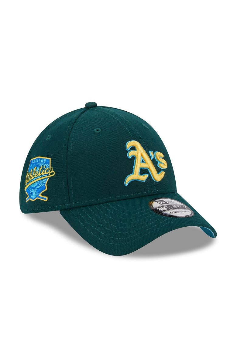 Men's New Era  Green Oakland Athletics 2023 MLB Father's Day 39THIRTY Flex Hat, Main, color, Green