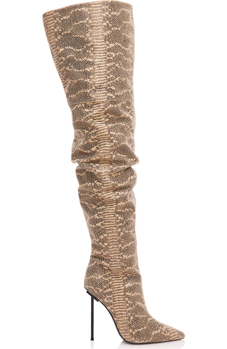 JESSICA RICH Top Tier Snakeskin Embossed Over the Knee Boot, Alternate, color,