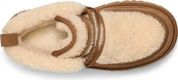 【UGG】Classic New Heights Lace Up ☆ふわふわファー ☆ブーツ UGG CLASSIC NEW HEIGHTS LACE UP WOMEN BOOTS CHESTNUT US 8