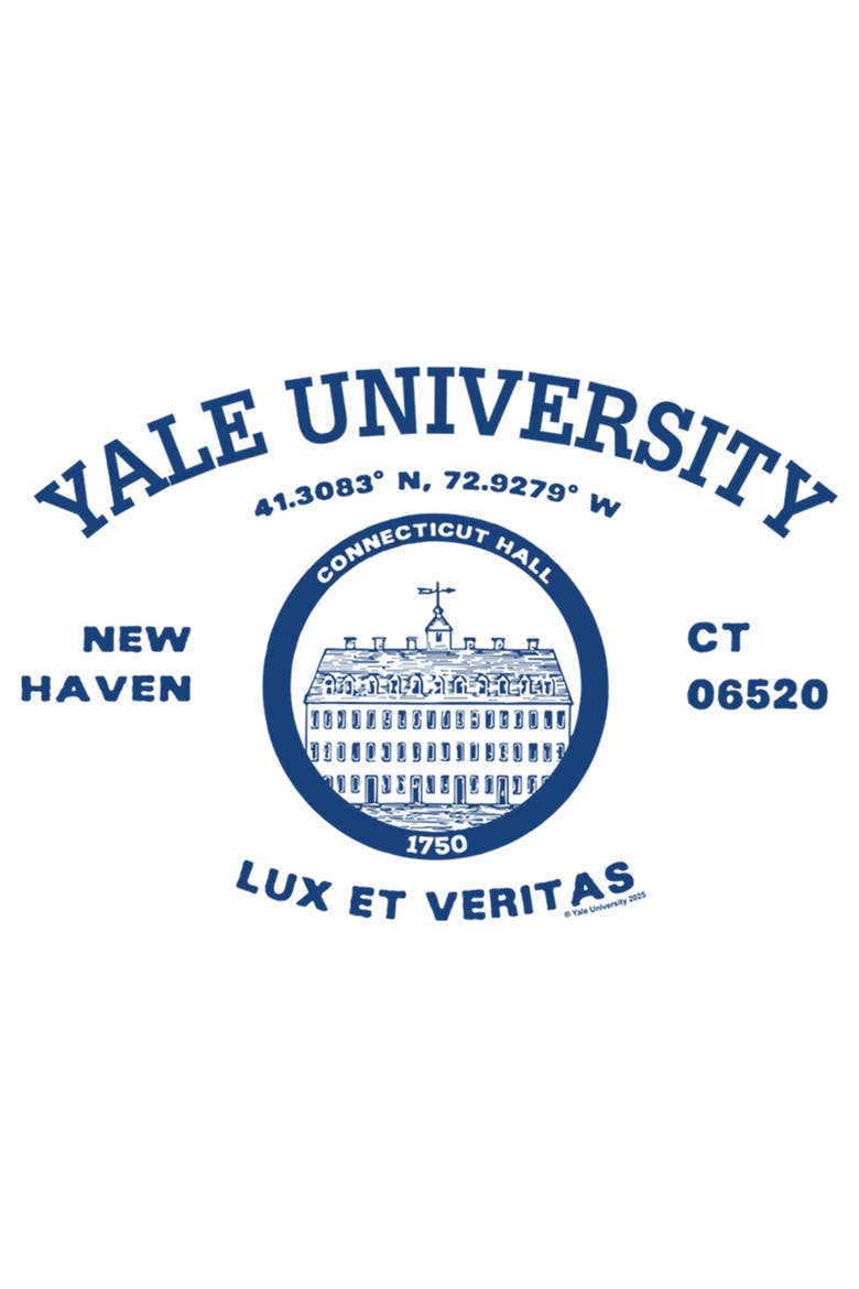 Women's Yale University New Haven University Motto  Graphic T-Shirt, Alternate, color, Navy Blue