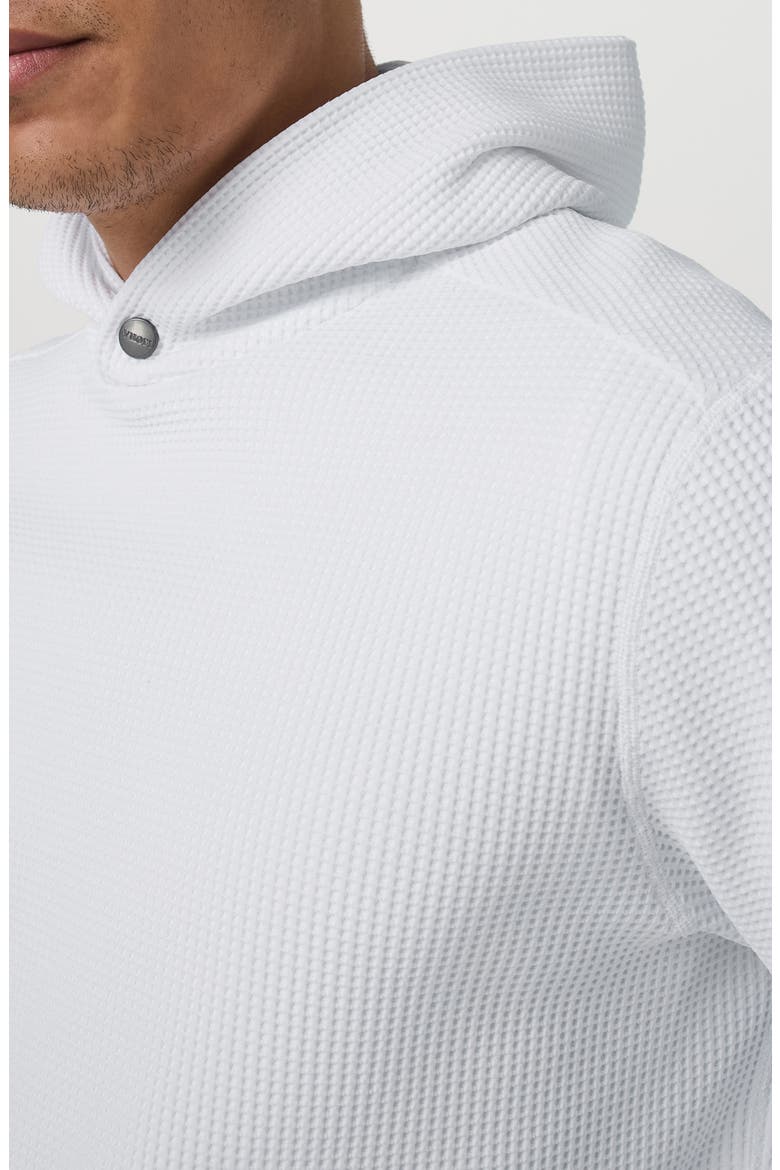 Tech Waffle Hoodie, Alternate, color, WHITE