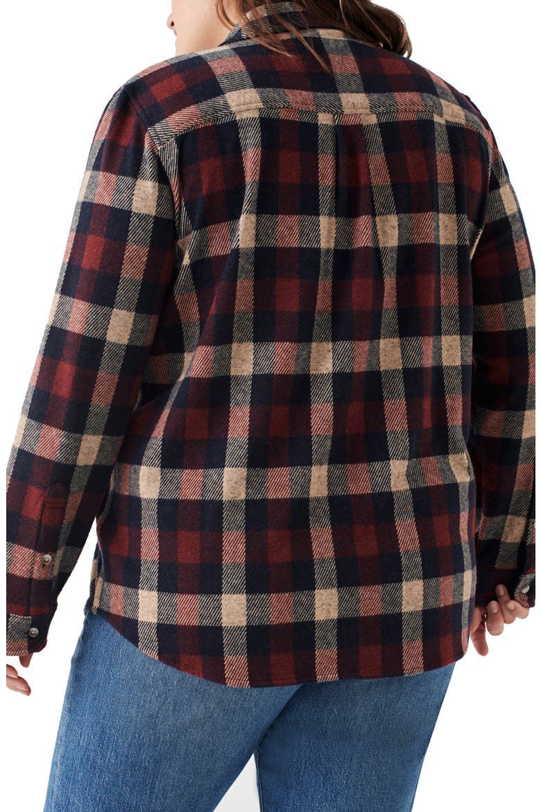 Legend Plaid Flannel Button-Up Shirt, Alternate, color, BURCHFIELD PLAID