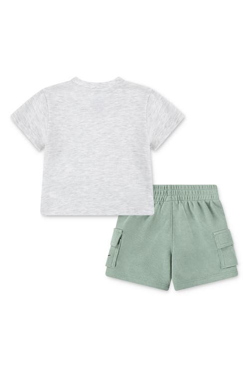 Nike Pocket T-shirt & Shorts Set In Steam