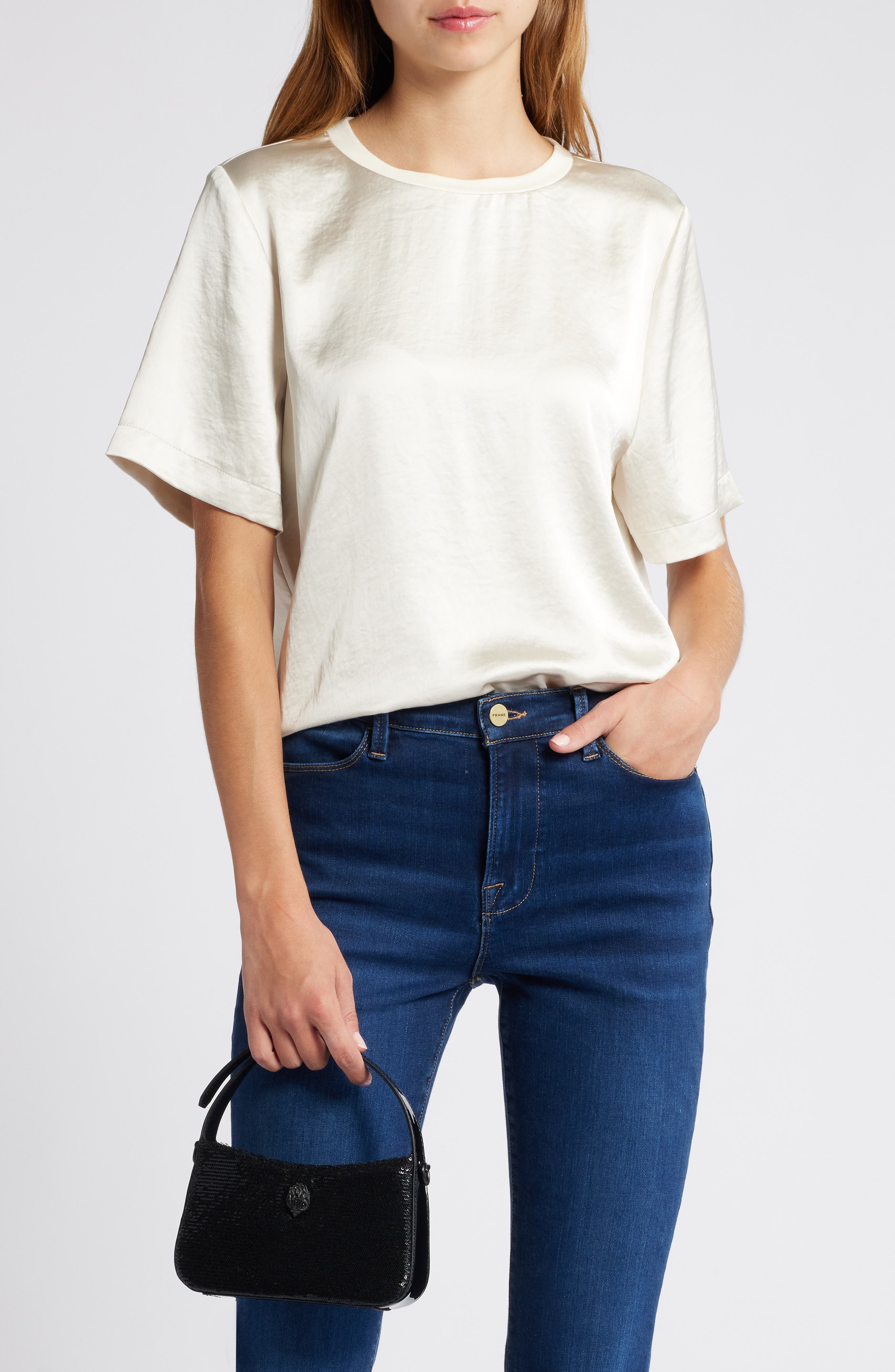 Mini Bond Embellished Shoulder Bag