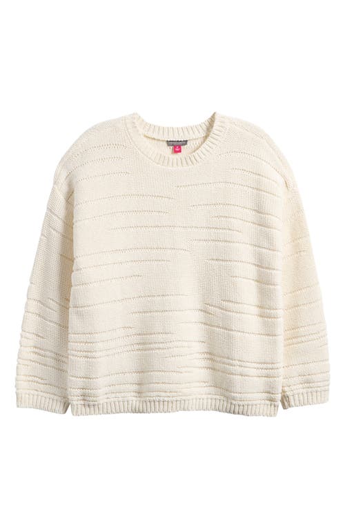 VINCE CAMUTO VINCE CAMUTO POINTELLE CREWNECK SWEATER