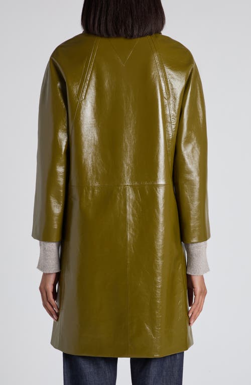 Bottega Veneta Bonded Leather Coat