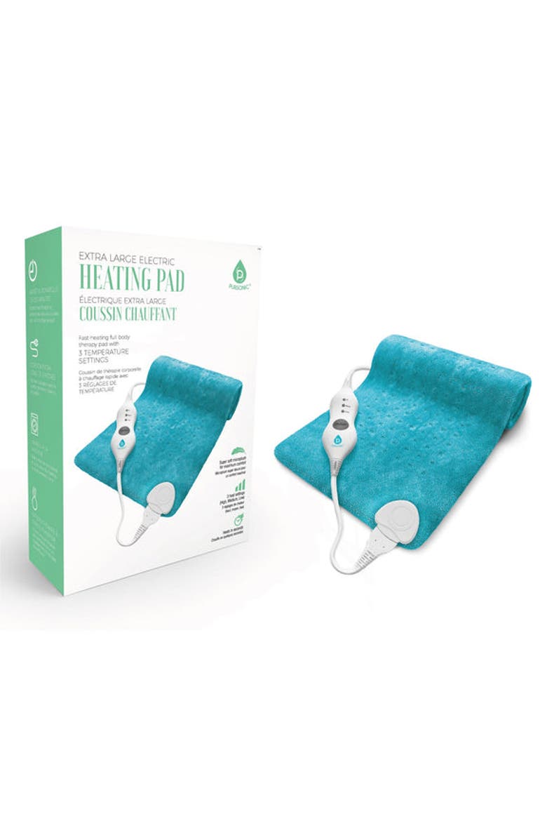Electric Heating Pad, Main, color, Teal