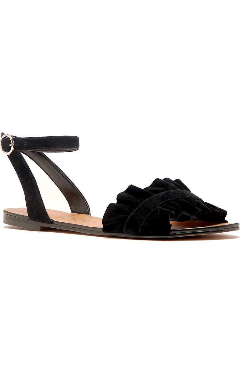 Sole Society Elixane Ruffle Sandal, Main, color,