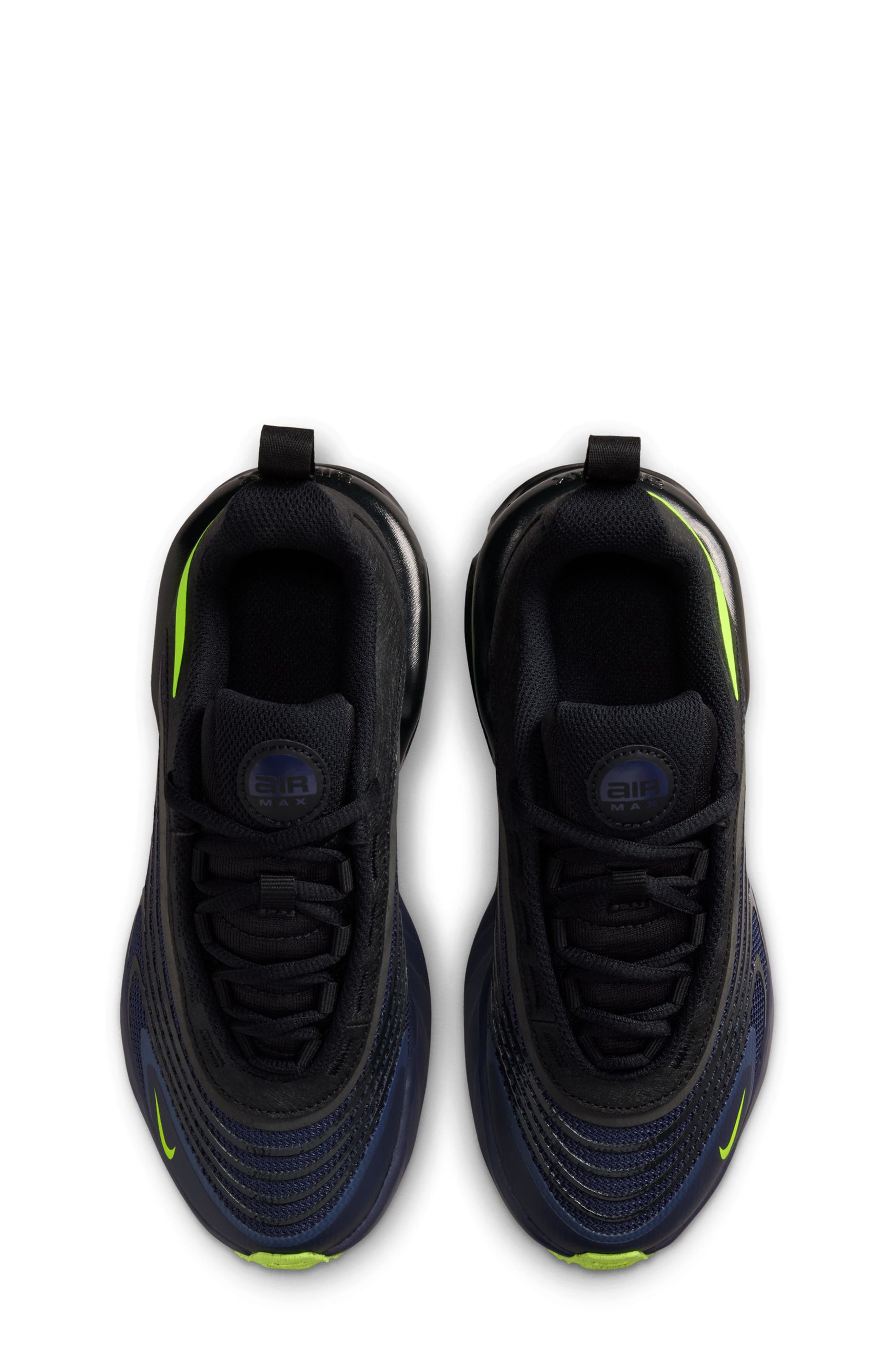 Nike Kids' Air Max Fire Sneaker, Alternate, color, Blackened Blue/ Volt/ Black