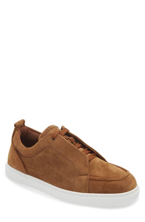 Mens brown christian louboutin best sale