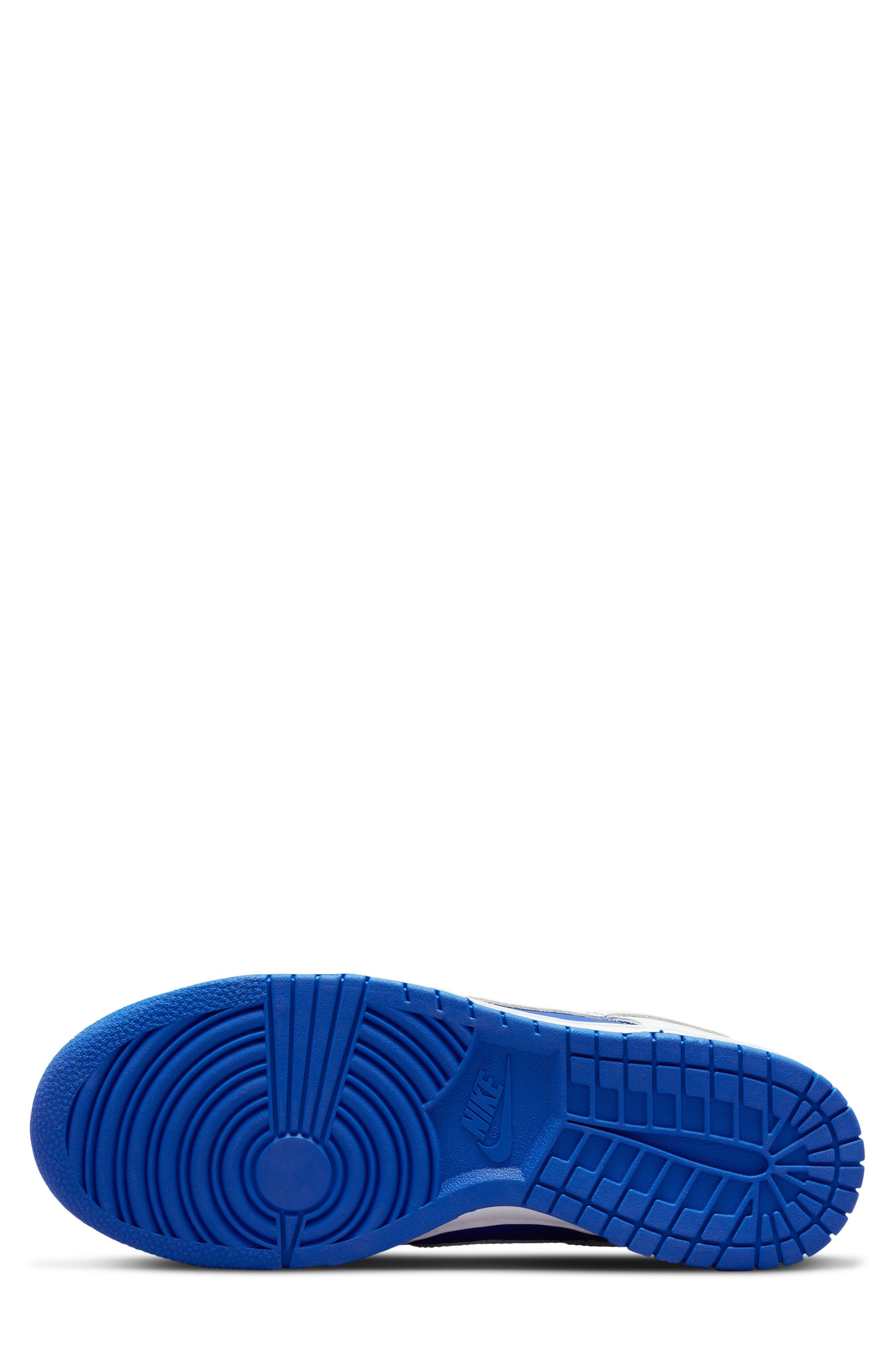 Nike Dunk Low Basketball Sneaker, Alternate, color, Racer Blue/ Racer Blue